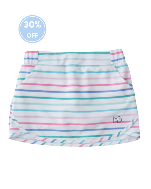 Carolina Catch Skort - Lola Multi Color Stripe