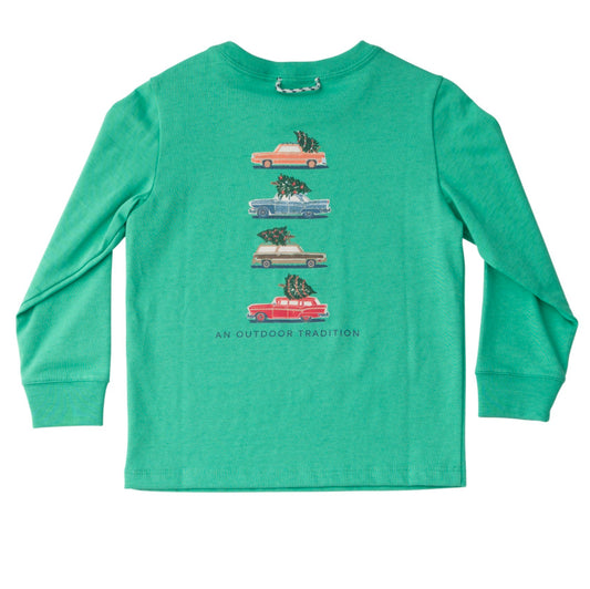 Cotton Tee - Green Spruce