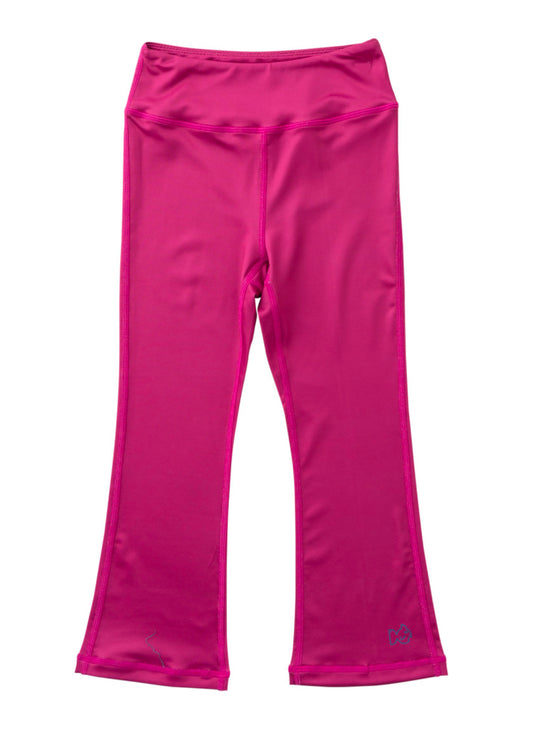 Girls Athletic Flare Legging - Rose Sorbet