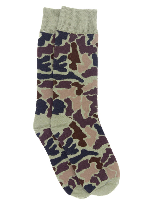 Properly Tied Lucky Duck Socks - Vintage Camo
