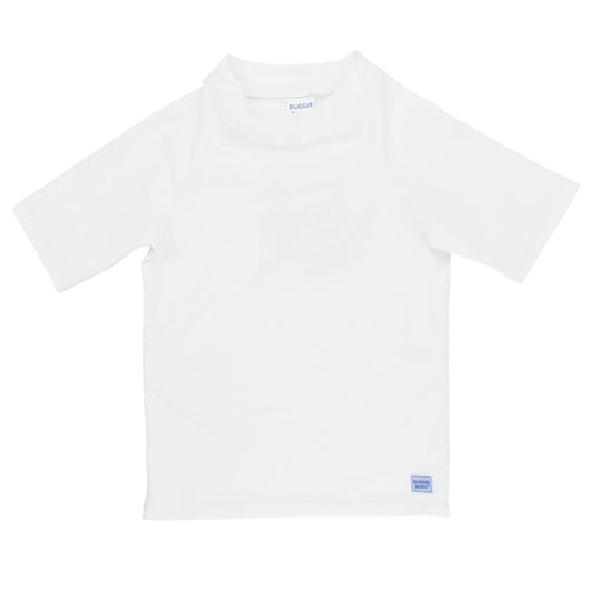 Short Sleeve Rash Guard - White