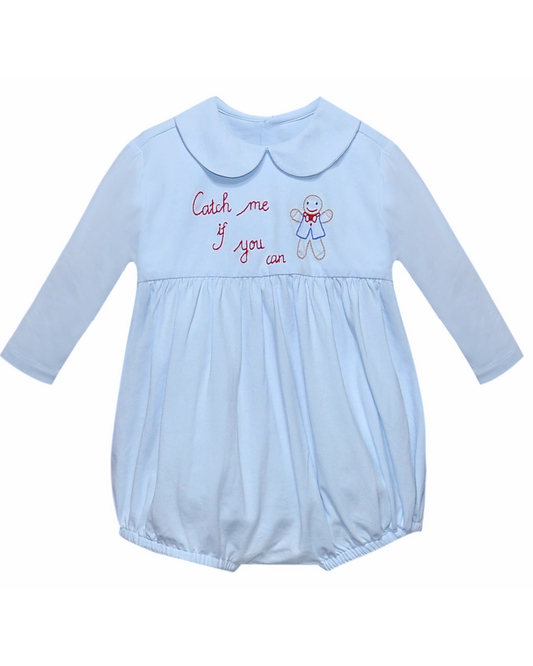 Catch Me If You Can - Blue Knit Brady Boy Bubble
