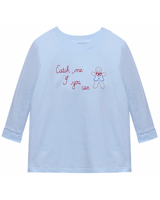 Catch Me If You Can - Blue Houston Tee