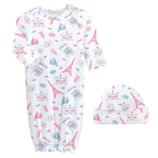 Charming Tea Pima - Gown & Hat Set