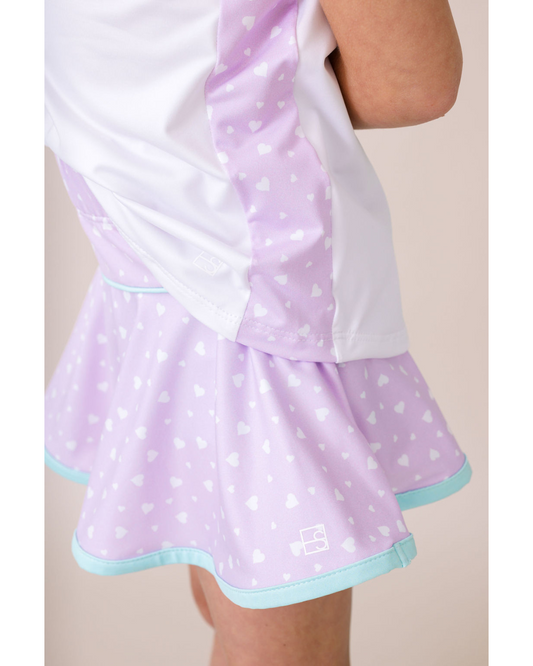 Quinn Skort - Be Mine, Cool Mint