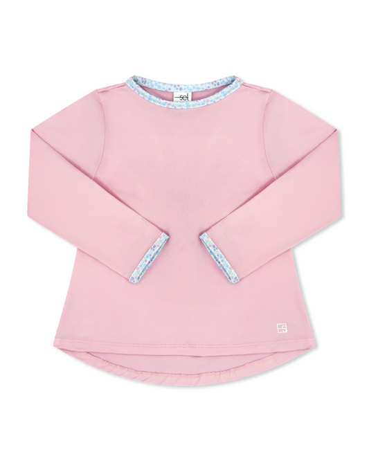 Taylor Top L/S - Cotton Candy Pink, Frosted Floral