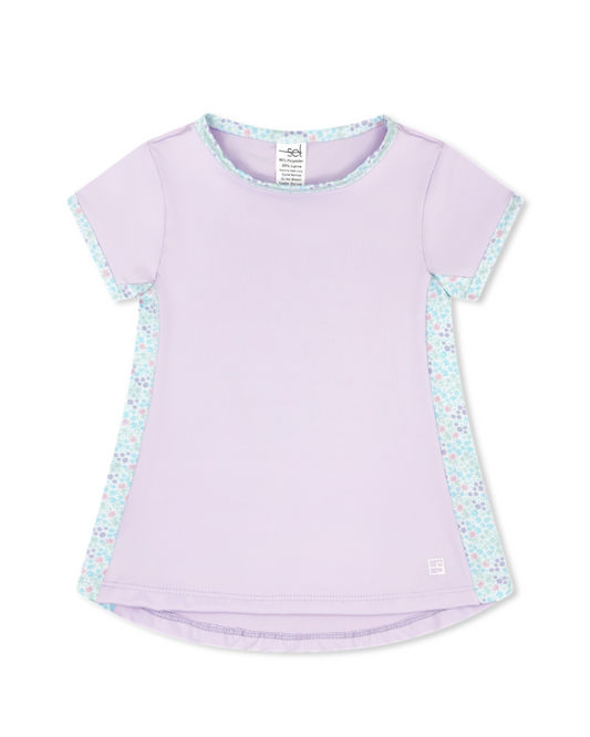 Blair Top - Petal Purple, Frosted Floral