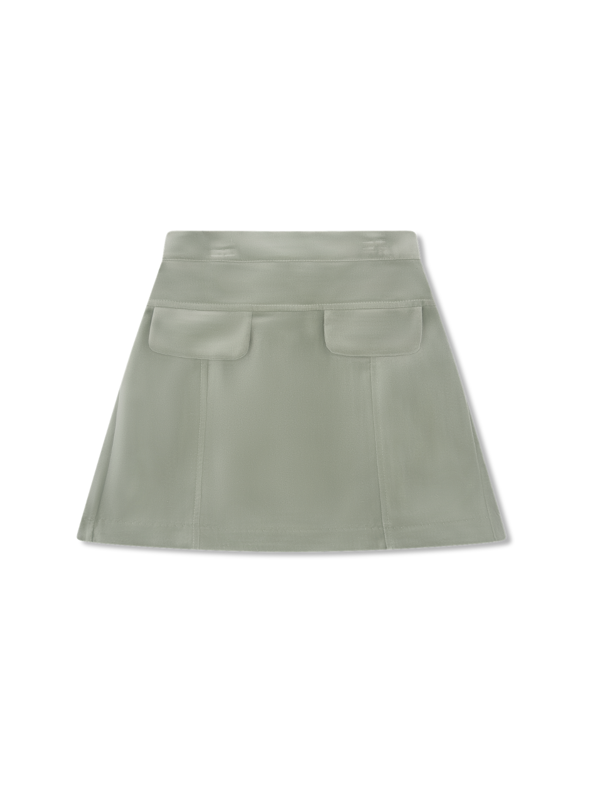 Leyland Green Velvet - Claire Skirt