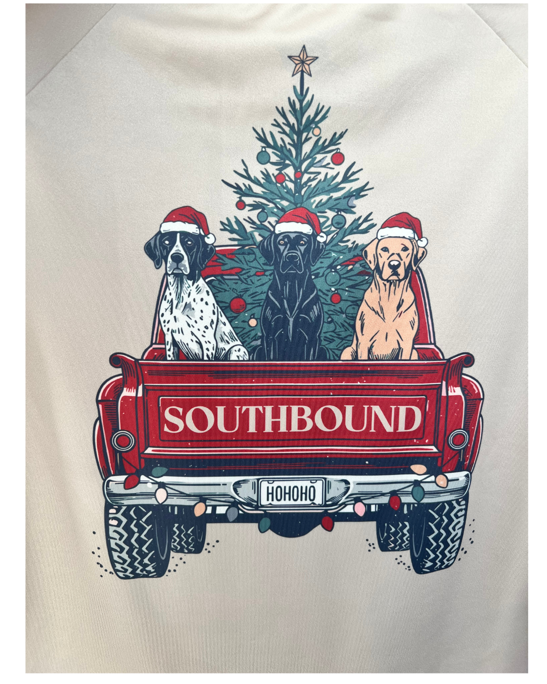 Performance Tee - Christmas Dog Truck