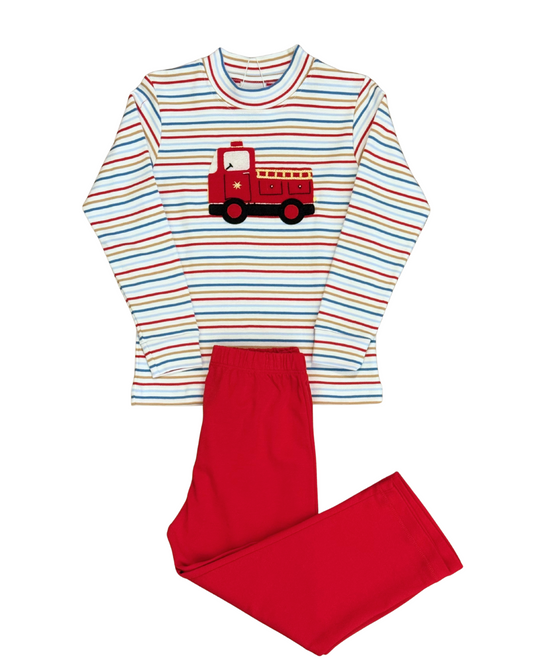 Squiggles - Firetruck Pant Set