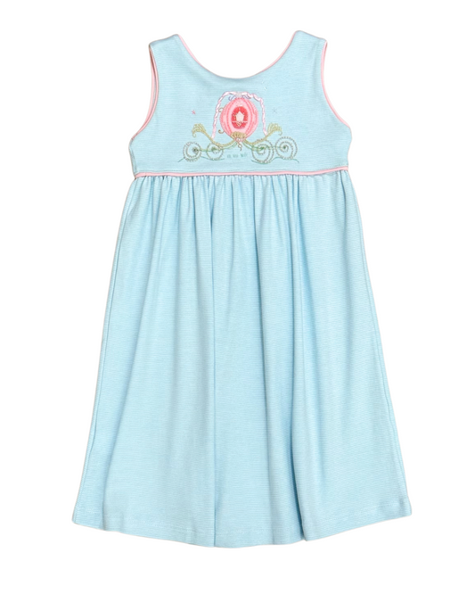 Squiggles - Cindy's Ride Button-Back Dress