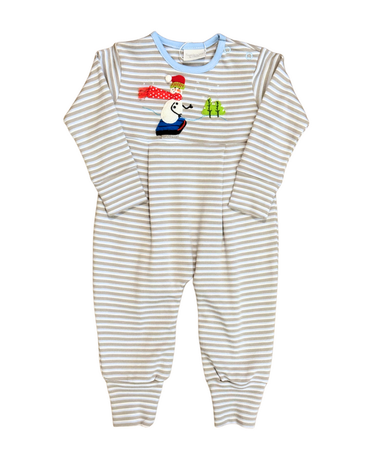 Squiggles - Downhill Snowman Romper