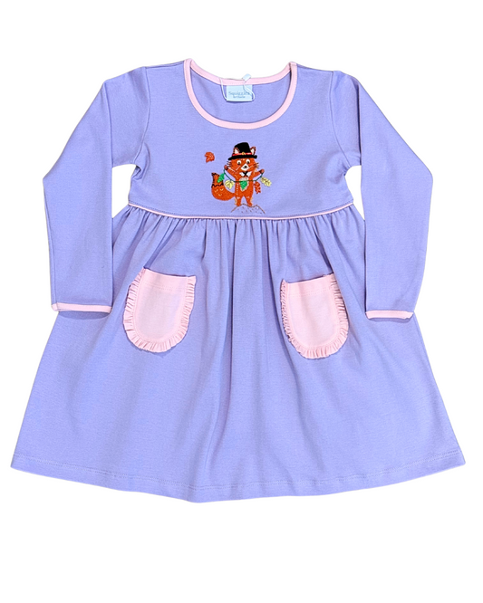 Squiggles - Fall Blessings Popover Dress