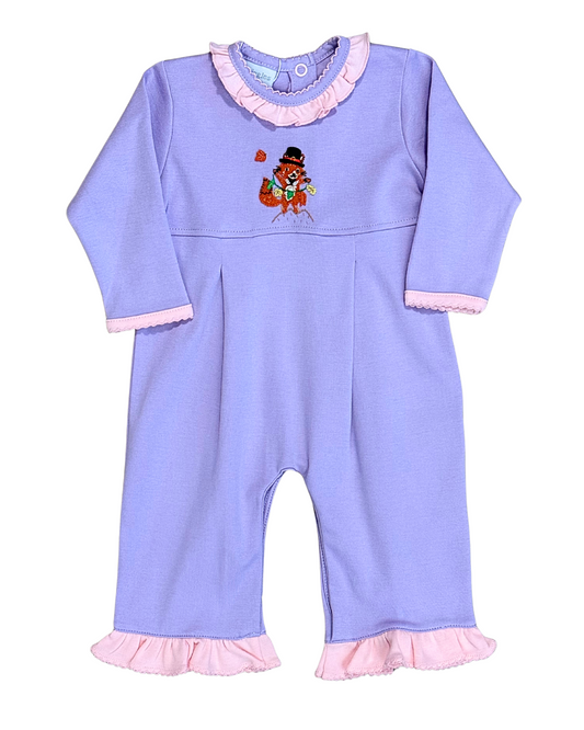 Squiggles - Fall Blessings Ruffled Romper