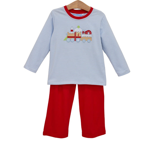 Gingerbread Train - Pant Set