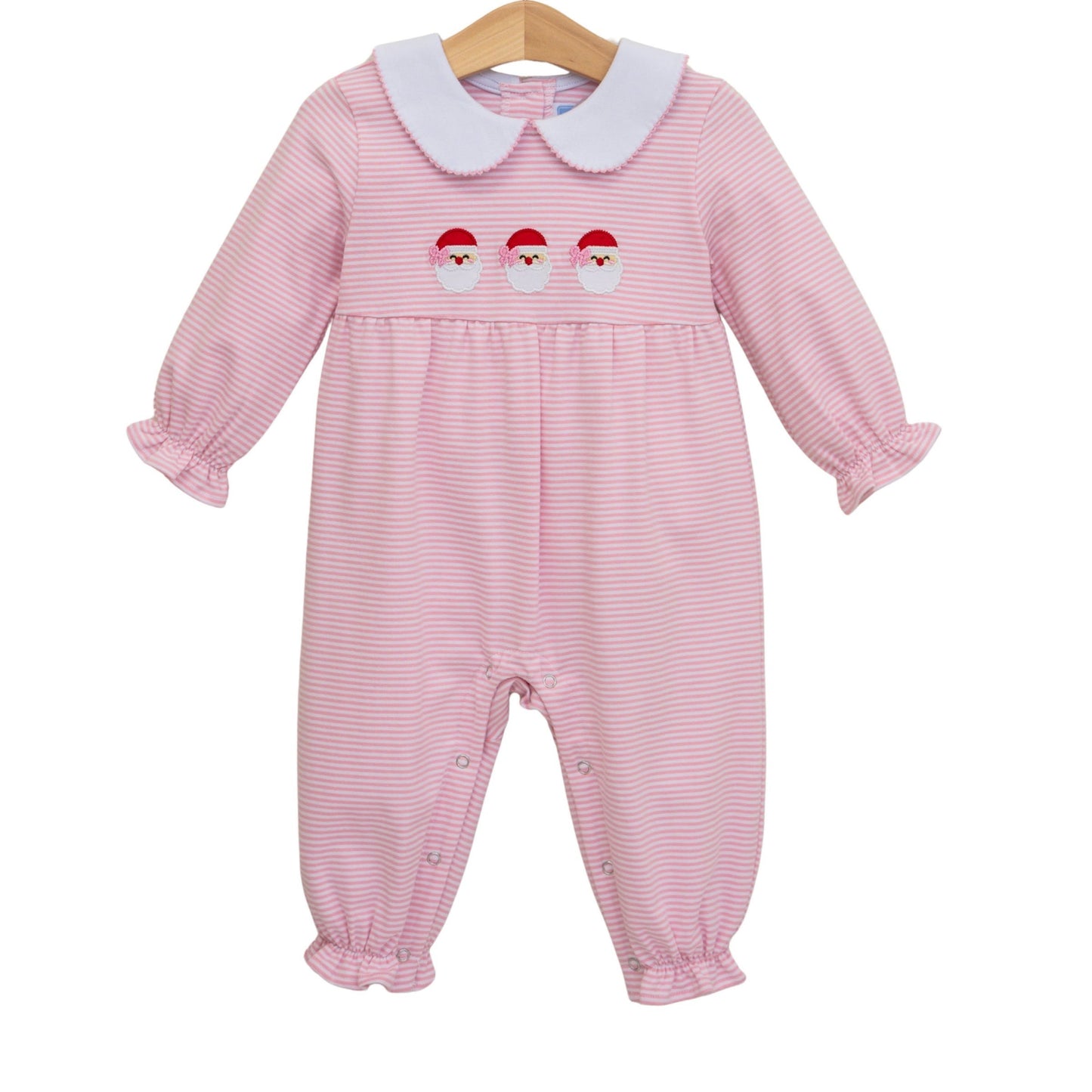 Santa Trio - Pink Romper