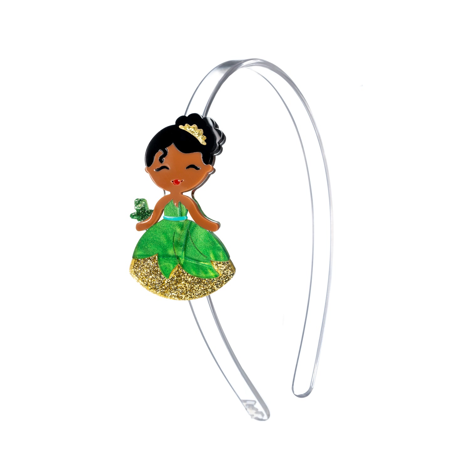 Cute Doll Headband - Gold Dress