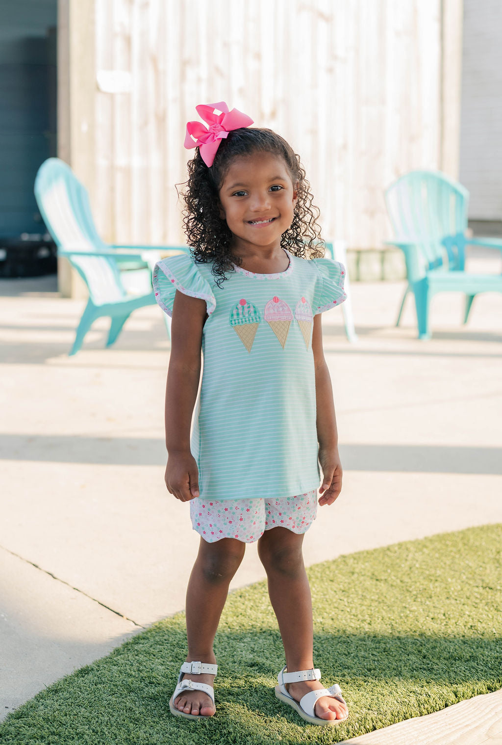 Triple Scoop - Flutter Short Set