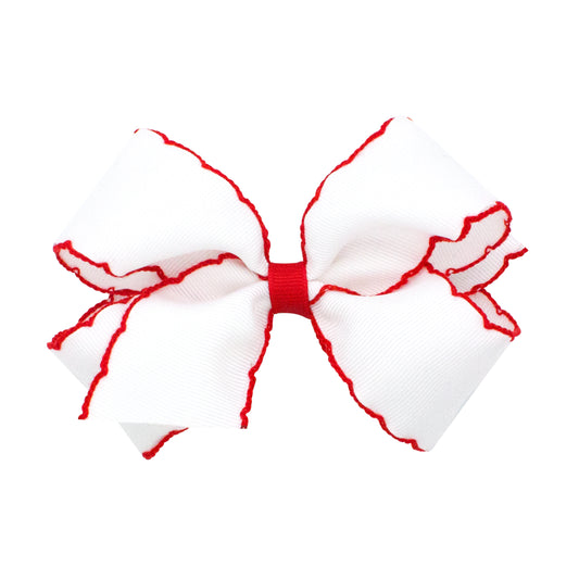 Medium Moonstitch Grosgrain Hair Bow