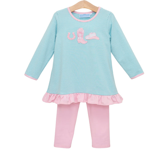 Western - Ruffle Pant Set