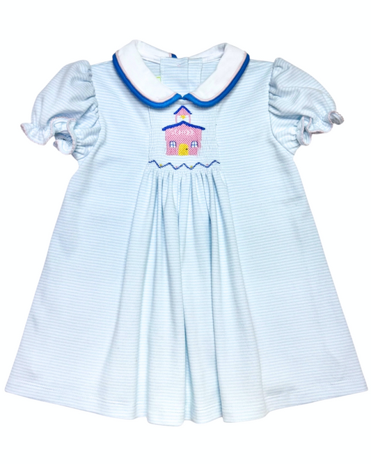 School House Smocked Knit Sylvie Dress