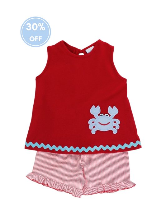Crab Girls Short Set