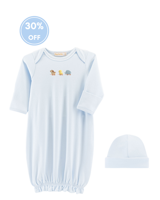 Sweet Toys Pima Infant Gown And Hat Set