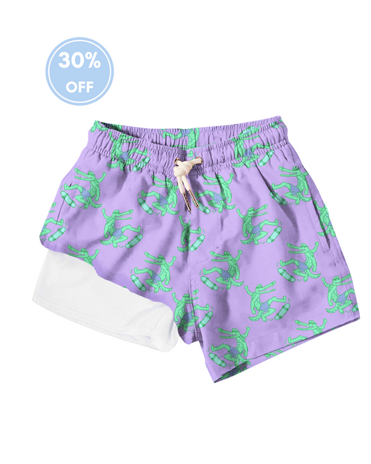 Bermies - Croc Ollie Swim Trunks
