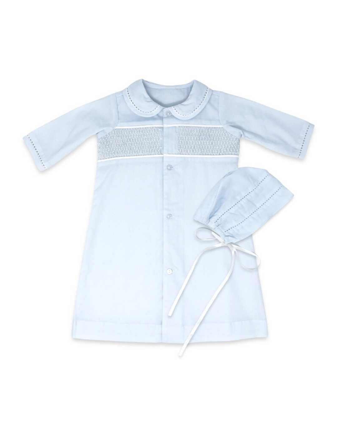 Royal Daygown Set - Blessings Blue Batiste