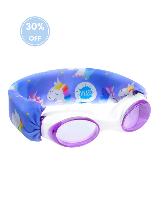 Splash Place Swim Goggles - Rainbow Unicorn