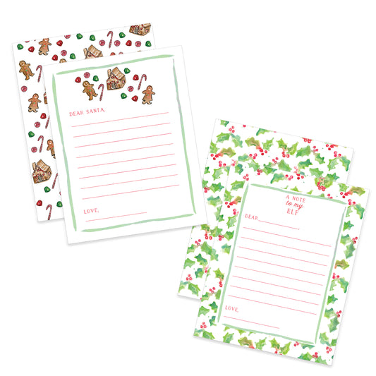 Letter to My Elf & Santa Notecard Set