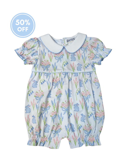 Bunny Girl's Knit Romper