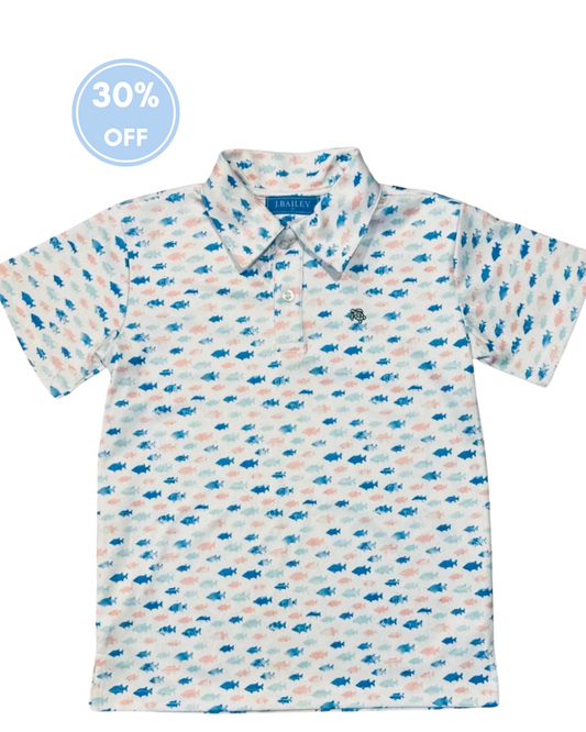 Henry Performance Polo - Fish