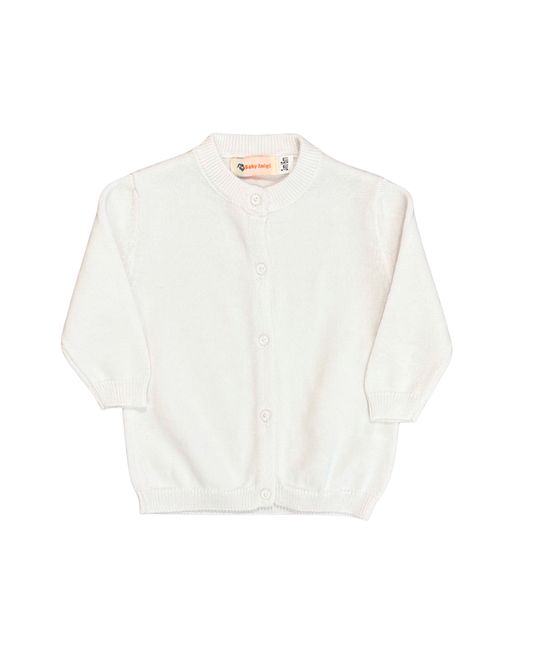 Luigi Cardigan - White