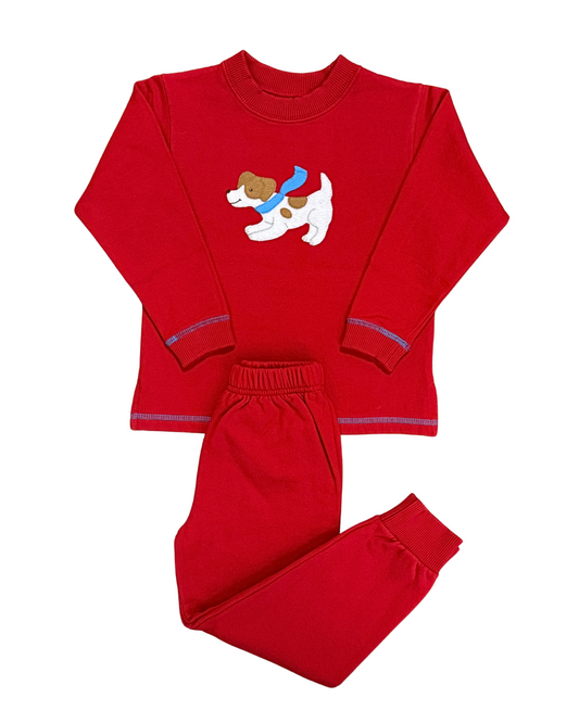 Luigi Fleece Sweatsuit - Puppy
