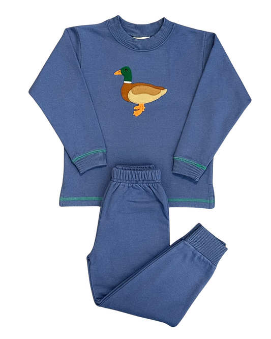 Luigi Fleece Sweatsuit - Mallard