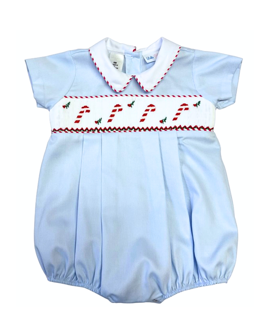 Smocked Candy Cane - Blake Bubble