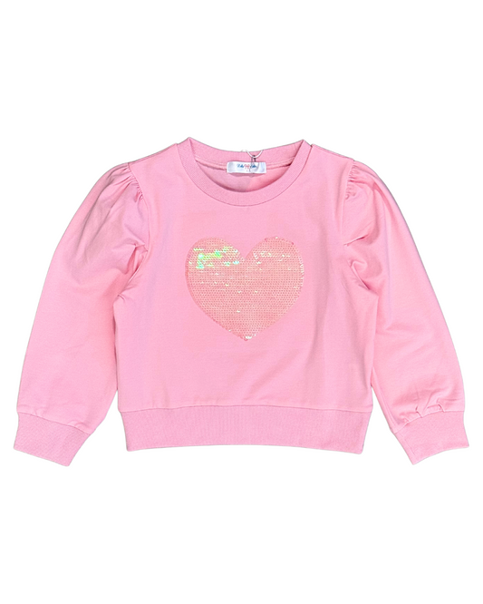 Sequined Heart Shirt