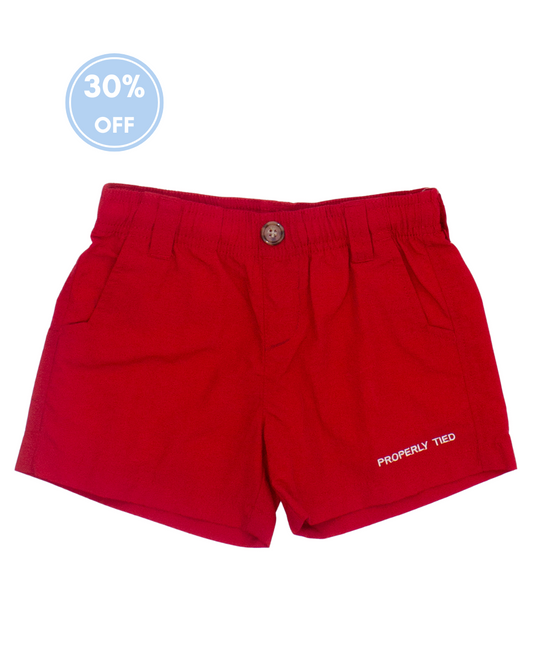 Properly Tied Mallard Shorts - Red