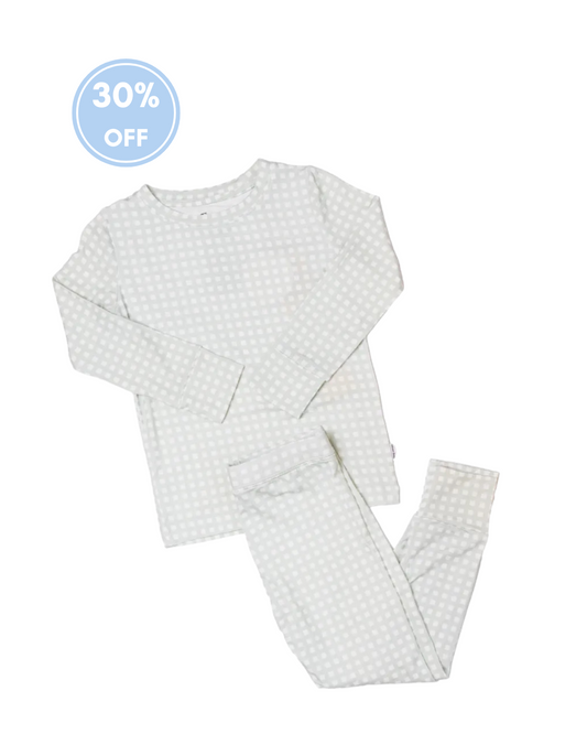 Mint Gingham - Bamboo Pajama Set