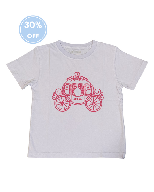 Light Purple Carriage Short Sleeve Tee