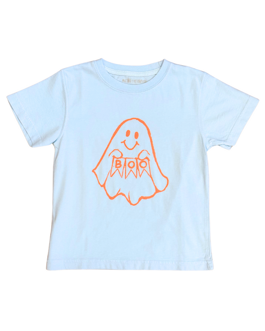 BOO Ghost S/S Tee - Light Blue