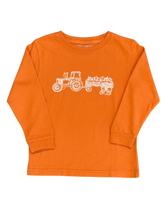 Hayride L/S Tee - Burnt Orange