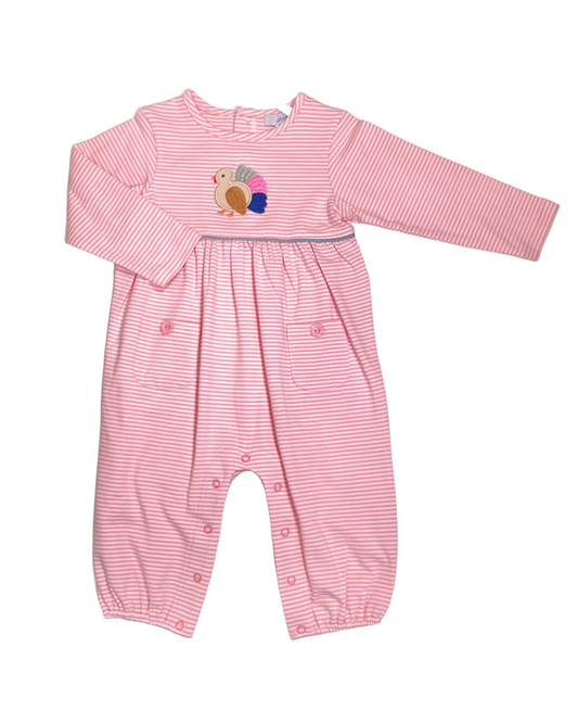 Turkey Knit - Pink Romper
