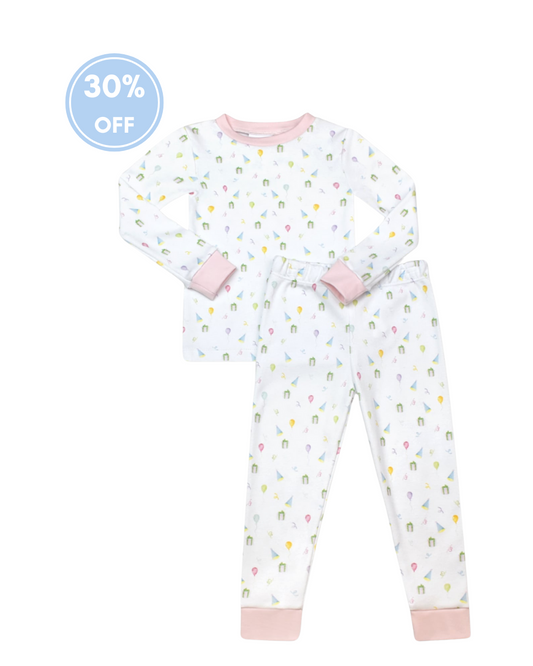 Sweet Pea PJ Set - Pink Party