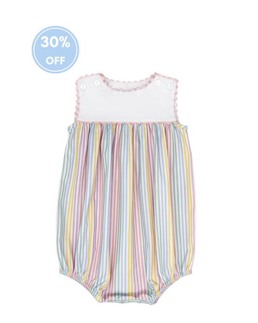 Charming Bubble - Petunia Pinstripe