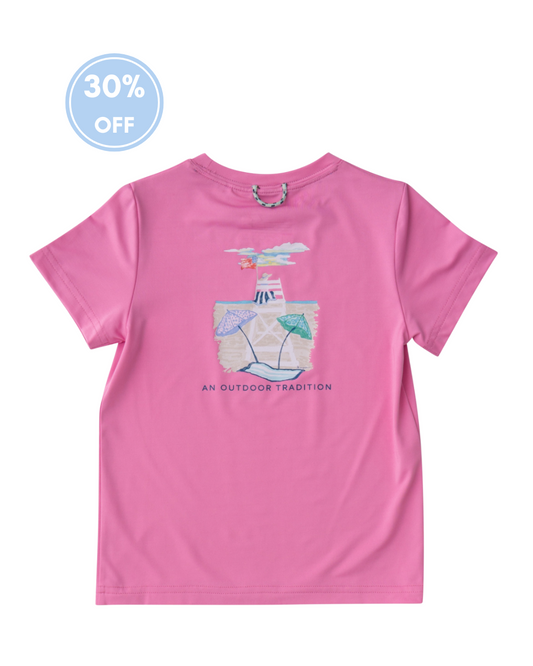 Girl's Pro Performance Tee - Fuchsia Pink