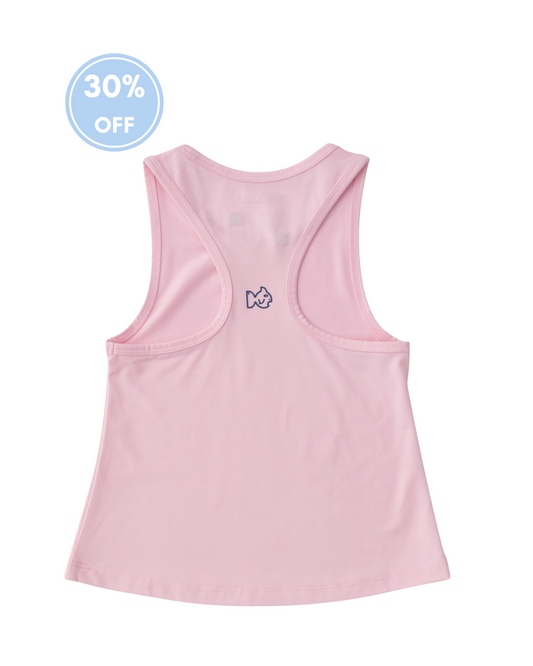 Race HER Back Active Tank Top - Pink Lady