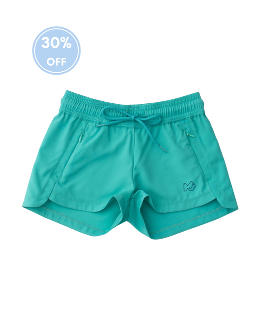 Girl's Beach Cruiser Short - Atlantis