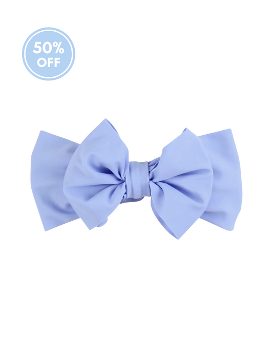 Periwinkle Blue Swim Bow Headband